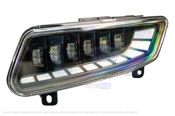 Диодные ПТФ Sal-Man 50W 7000lux для Фольксваген Поло 5 с 2015 г.в.