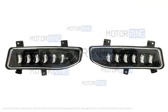 Диодные ПТФ Sal-Man 60W 7000lux для Nissan Note, Qashqai, X-Trail, Micra, Sentra, Kicks, Rogue
