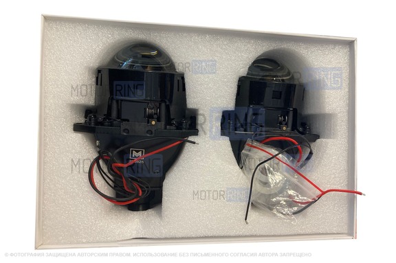 Универсальные диодные Bi-Led линзы (модули) MIKUSHIMA i4 2.5 дюйма 5500K, 2100LM