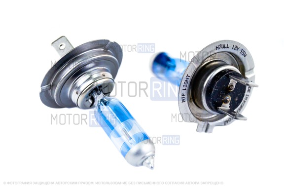 Галогеновые лампы MTF Light Argentum с цоколем H7 12V 55W 4000K для Лада Веста, Калина, Калина 2, Приора, Шевроле/Лада Нива, Иксрей