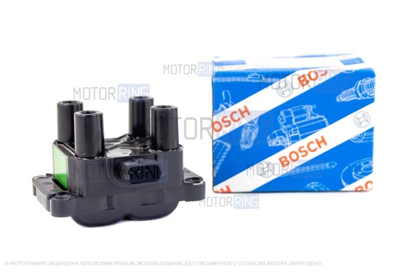 Модуль зажигания BOSCH К101 для 8 кл ВАЗ 2110-2112, 2113-2115, Лада Приора, Калина, Калина 2, Гранта, Гранта FL, 4х4, Нива Легенд, Нива Тревел, Шевроле Нива, Датсун