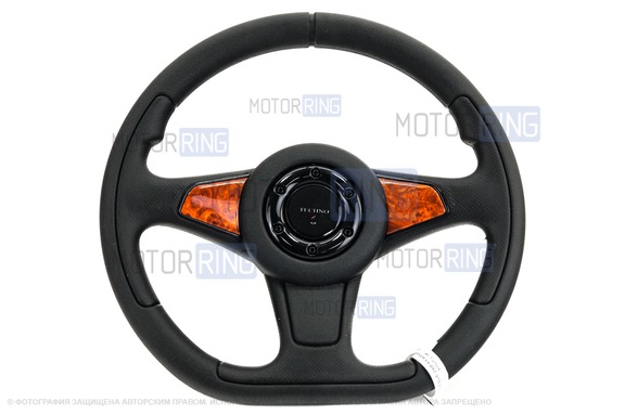 Руль Sport Extreme Deluxe анатомический со вставками под Дерево для ВАЗ 2108-21099, 2110-2112, 2113-2115