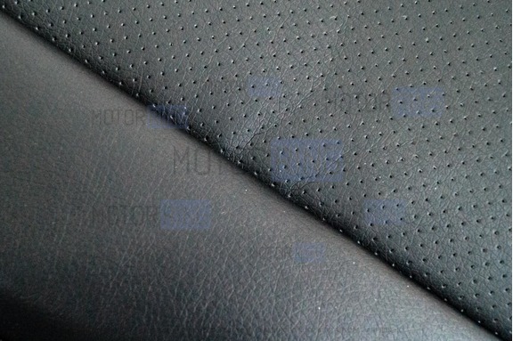 Обивка сидений (не чехлы) экокожа с перфорированной центральной частью и горизонтальной отстрочкой (Линии) для ВАЗ 2108-21099, 2113-2115, 5-дверная Лада 4х4 (Нива) 2131