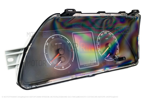 Электронная комбинация приборов Flash X-103V RGB для ВАЗ 2108-21099, 2110-2112, 2113-2115, Лада 4х4 (Нива), Шевроле Нива