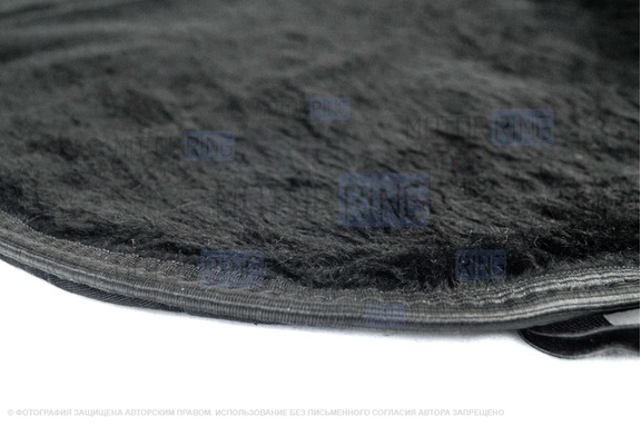 Накидки из натуральной овчины SENATOR Country Wool черные на передние сиденья