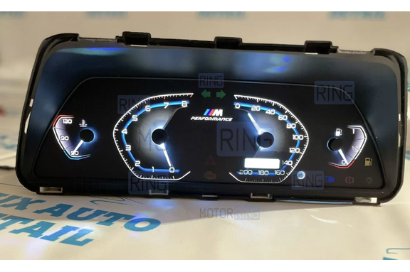 Электронная комбинация приборов в стиле БМВ М для ВАЗ 2108-21099, 2110-2112, 2113-2115, Лада 4х4 (Нива), Шевроле Нива