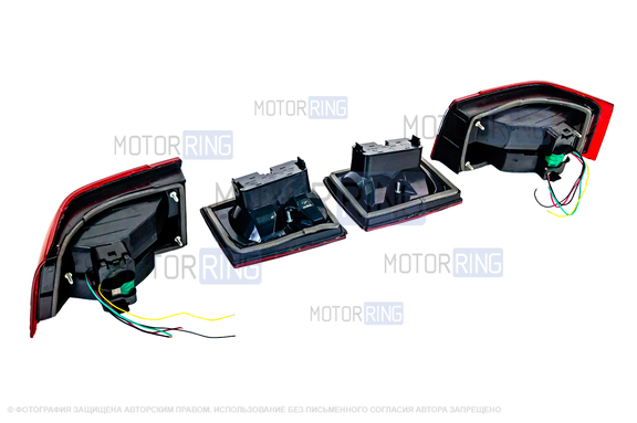 ХалявING! Светодиодные красные фонари клюшки для ВАЗ 2110