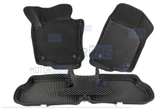 Формованные коврики EVA 3D Boratex в салон для Skoda Octavia A5 2009-2012 г.в.