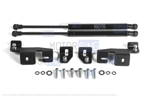Амортизаторы капота АвтоУпор для Киа Рио 4 2017-2020 г.в.