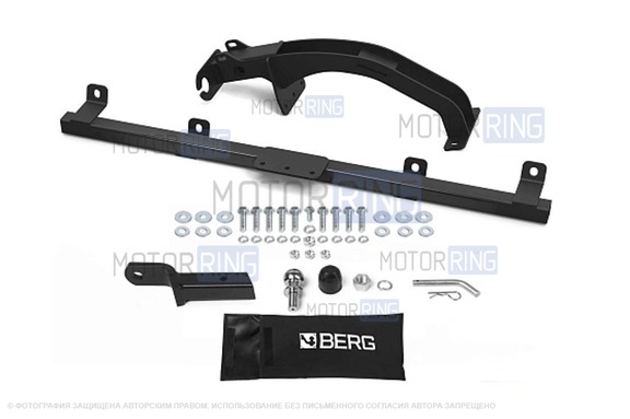 Фаркоп Berg F.6016.004 с шаром типа Е (1200кг) для Шевроле Нива, Лада Нива Тревел
