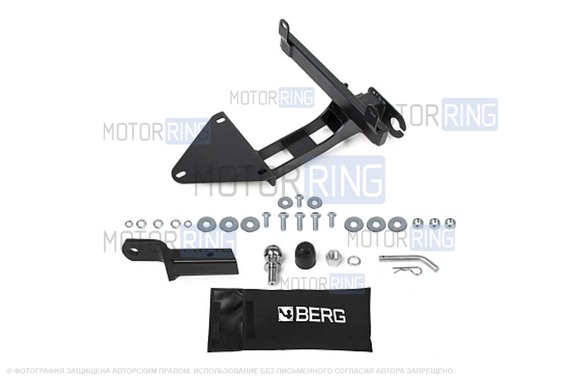 Фаркоп Berg F.6017.001 с шаром типа Е (900кг) для Лада Гранта FL хэтчбек, Калина 2 хэтчбек
