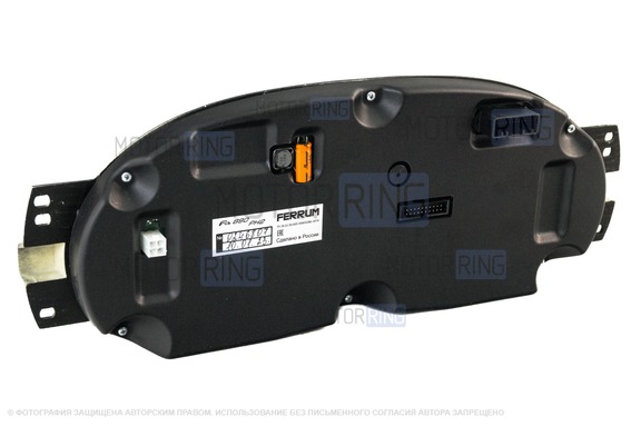 Электронная комбинация приборов Gamma GF 890 PH2 серебро для Лада Ларгус FL, Рено Логан, Дастер, Сандеро, Доккер, Ниссан Террано