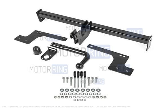 Фаркоп Berg F.4711.001 с шаром типа А (1200кг) для Renault Duster, Duster 2, Renault Kaptur, Nissan Terrano