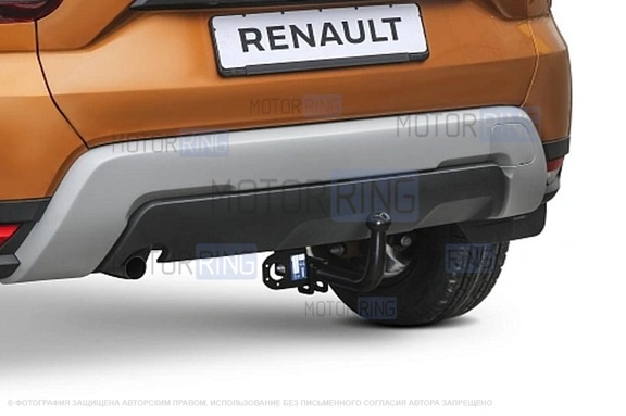 Фаркоп Berg F.4711.001 с шаром типа А (1200кг) для Renault Duster, Duster 2, Renault Kaptur, Nissan Terrano