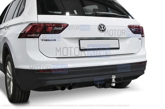 Фаркоп Berg F.5111.002 с шаром типа Е (2000кг) для Skoda Karoq, Kodiaq, Volkswagen Tiguan