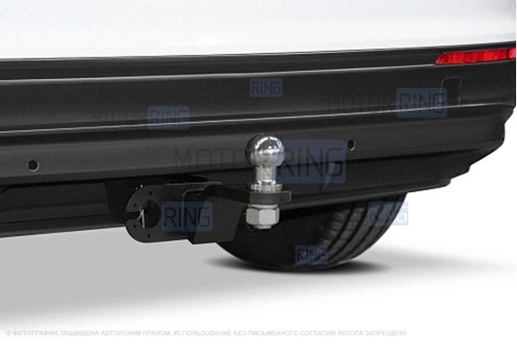 Фаркоп Berg F.5111.002 с шаром типа Е (2000кг) для Skoda Karoq, Kodiaq, Volkswagen Tiguan