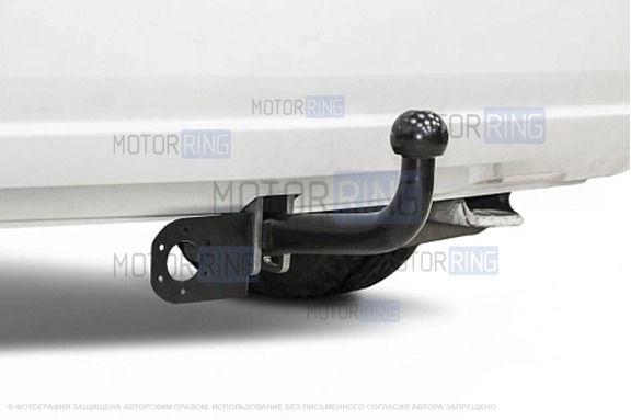 Фаркоп Berg F.5112.001 с шаром типа А (1000кг) для Skoda Rapid, Octavia, Volkswagen Polo