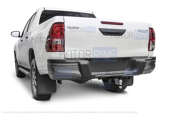 Фаркоп Berg F.5718.001 с шаром типа E (3500кг) для Toyota Hilux с 2015 г.в., JAC T6 с 2018 г.в., T8 Pro с 2023 г.в.