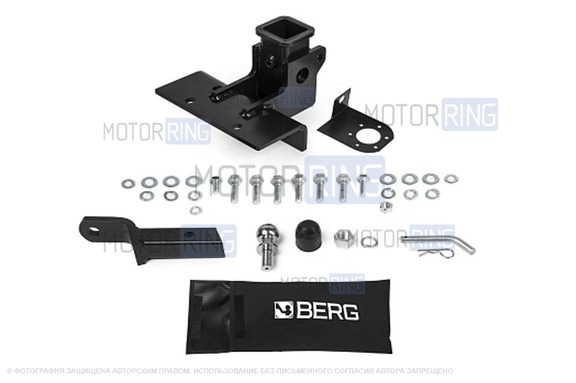 Фаркоп Berg F.5714.003 с шаром типа E (2200кг) для Toyota Land Cruiser Prado c 2002 г.в.