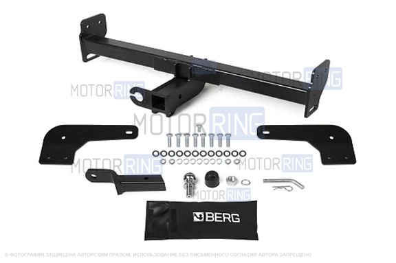Фаркоп Berg F.5717.002 с шаром типа E (2000кг) для Toyota RAV 4 с 2019 г.в., Venza с 2020 г.в.