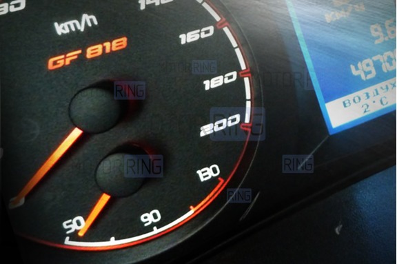 Электронная комбинация приборов Gamma GF 818 Black для Лада Приора, Калина, ВАЗ 2110-2112