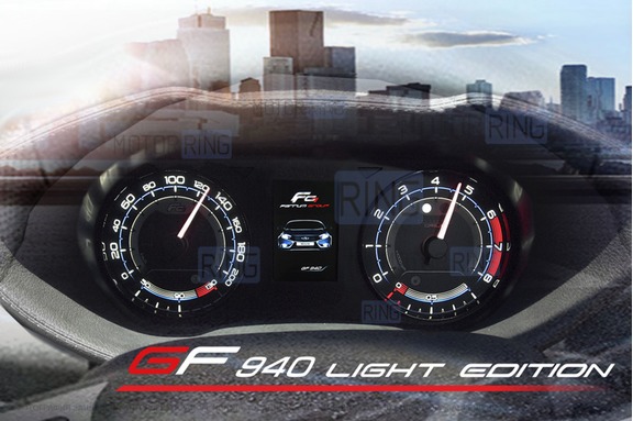 Комбинация приборов GAMMA GF 940 LIGHT Edition с щитком облицовки из экокожи для Лада Веста