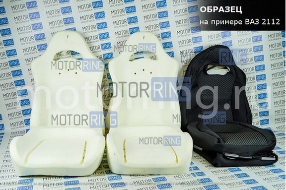 Комплект для сборки сидений Recaro (черная ткань, центр Ультра) для 3-дверную Лада 4х4 (Нива) 21213, 21214