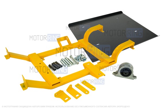 Подрамник под РК N-Parts с защитой для Лада 4х4, Нива Легенд