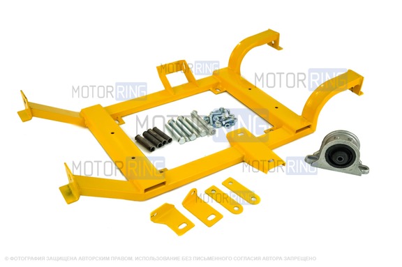 Подрамник под РК N-Parts с защитой для Лада 4х4, Нива Легенд
