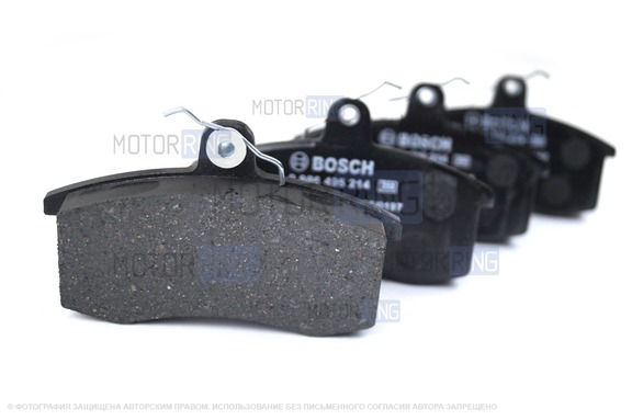 Передние тормозные колодки BOSCH 2108 дисковые для ВАЗ 2108-21099, 2110-2112, 2113-2115, Лада Калина, Калина 2, Гранта, Гранта FL, Приора, Датсун