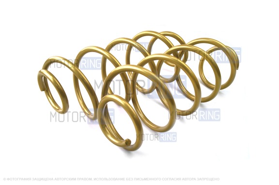 Пружины холодной навивки передней подвески SS20 Gold Progressive (переменный шаг) для 8 кл Лада Калина, Лада Гранта, Калина 2