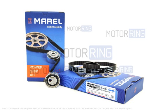 Ремкомплект ГРМ Marel Kit Standard под двигатель K7 для 8 кл Renault Logan, Sandero до 2010 г.в.
