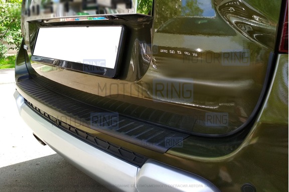 Накладка на задний бампер Тюн-Авто для Renault Duster 2010-2021 г.в.