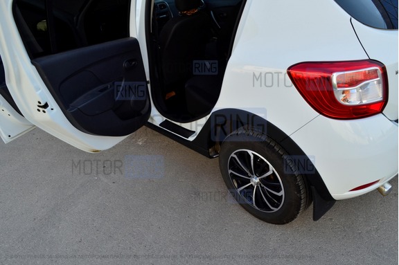Накладки в проемы задних дверей КАРТ RS NEW для Renault Sandero с 2015 года