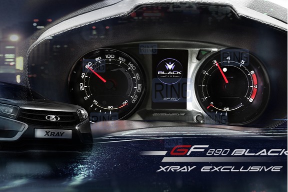 Комбинация приборов GF 890 Black Exclusive для Лада Икс Рей