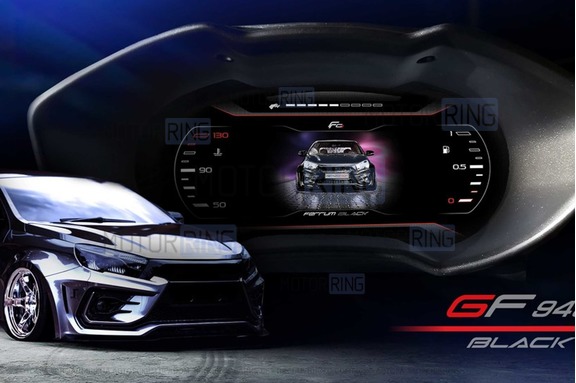 Комбинация приборов GF 949 Black для Лада Веста