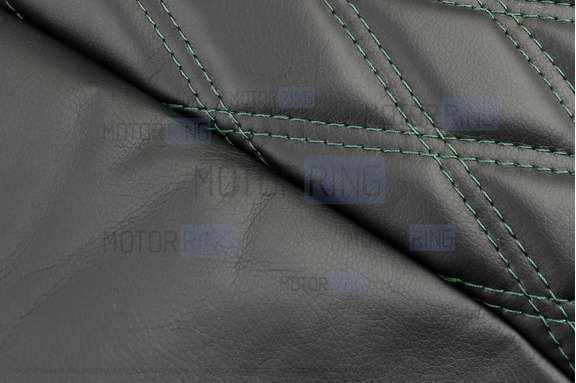 Обивка (не чехлы) сидений Recaro экокожа гладкая с цветной строчкой Ромб/Квадрат для 3-дверную Лада 4х4 (Нива) 21213, 21214