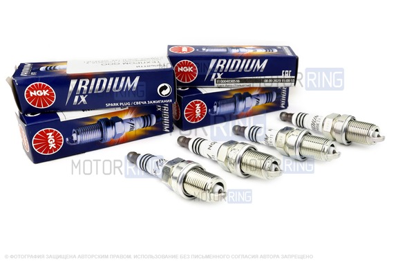 Свечи зажигания NGK Iridium (4 шт) для 16 кл Лада Приора, Калина, Гранта, Веста, Икс Рей