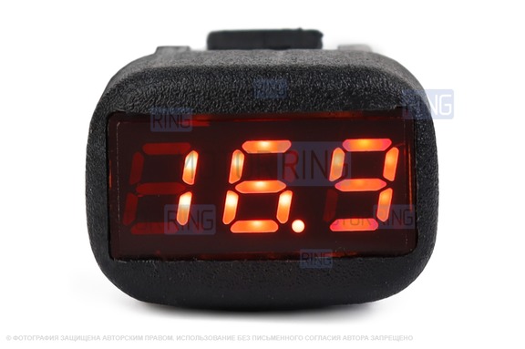 Индикатор напряжения ИН-12 красный для ВАЗ 2110-2012 (европанель), 2113-2115, Лада Калина, Шевроле Нива