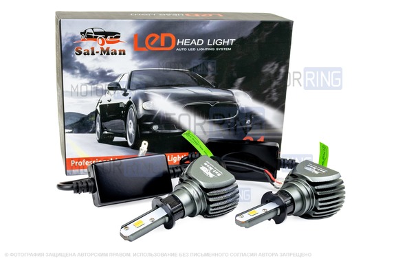 Светодиодные лампы S1 Sal-Man 40W двухцветные 3000К/6000K H3