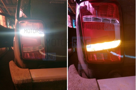 LED задние фонари красные Тюн-Авто с бегающим (динамическим) повторителем для Лада 4х4 (Нива) 21213, 21214, 2131