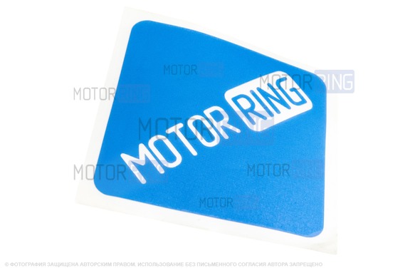 Фирменная наклейка MotoRRing на прозрачной подложке