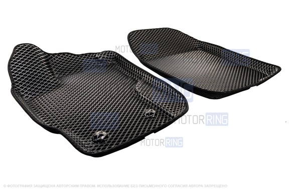 Формованные коврики EVA 3D Boratex в салон для Рено Дастер 2015-2020 г.в.
