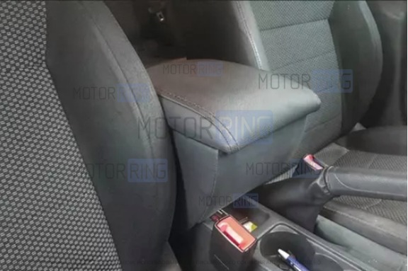 Подлокотник-бокс ArmAuto (на салазках) из экокожи с магнитной застежкой для Skoda, Honda, Volkswagen, KIA, Opel