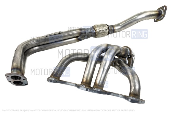 Паук 4-2-1 Stinger Auto с гофрой на графитовом кольце для Лада 4х4 (Нива)