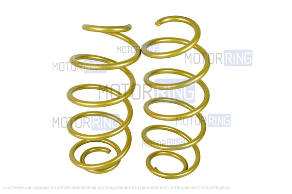Пружины холодной навивки передней подвески SS20 Gold Progressive (переменный шаг) для Лада Калина, Калина 2, Гранта, Приора, Датсун