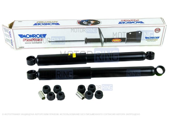 Задние газомасляные амортизаторы MONROE Adventure для ВАЗ 2101-2107, Лада 4х4 (Нива) до 2010 г.в.