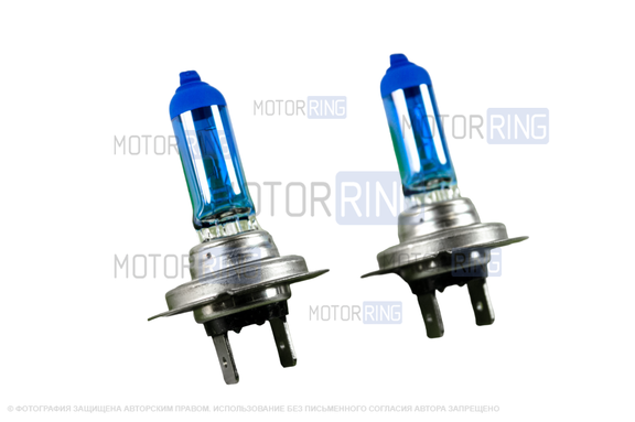Галогеновые лампы MTF Light Palladium с цоколем H7 12V 55W 5500K для Лада Веста, Калина, Калина 2, Приора, Шевроле/Лада Нива, Иксрей