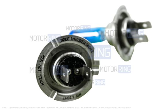 Галогеновые лампы MTF Light Palladium с цоколем H7 12V 55W 5500K для Лада Веста, Калина, Калина 2, Приора, Шевроле/Лада Нива, Иксрей