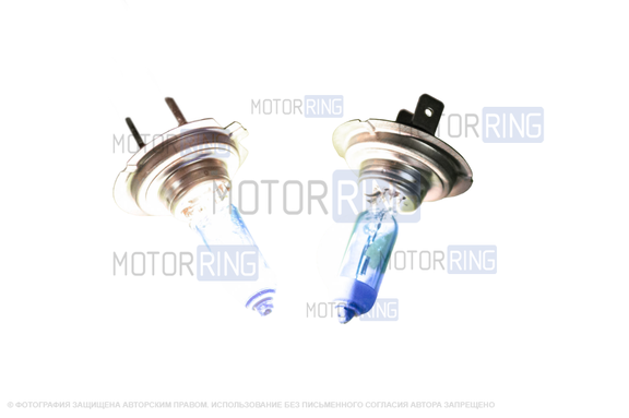 Галогеновые лампы MTF Light Palladium с цоколем H7 12V 55W 5500K для Лада Веста, Калина, Калина 2, Приора, Шевроле/Лада Нива, Иксрей